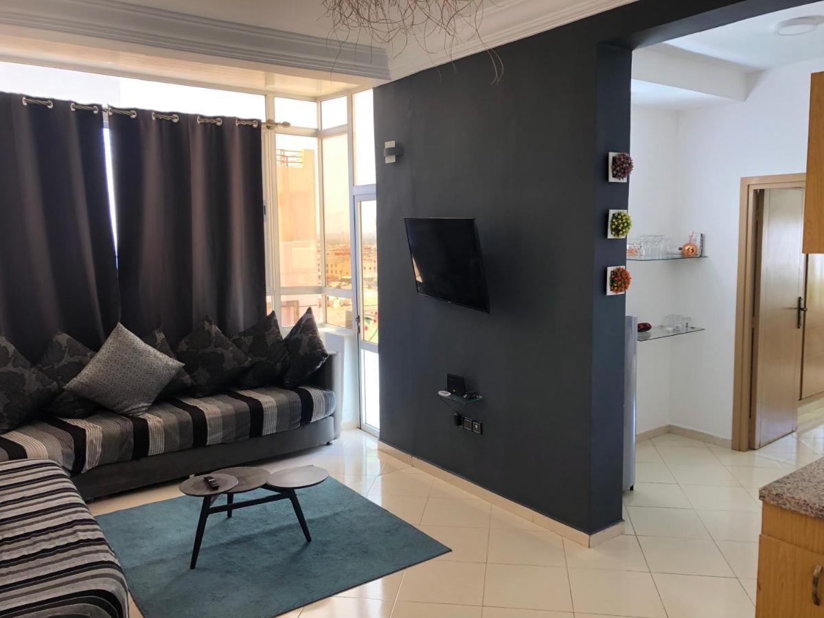 Large Sea View Studio Apartment Agadir Bagian luar foto