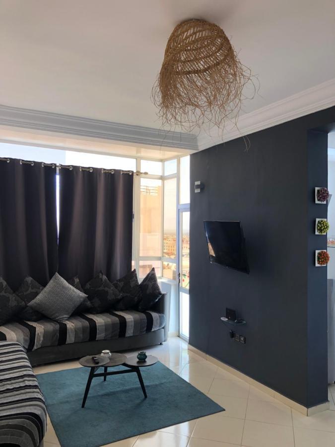 Large Sea View Studio Apartment Agadir Bagian luar foto