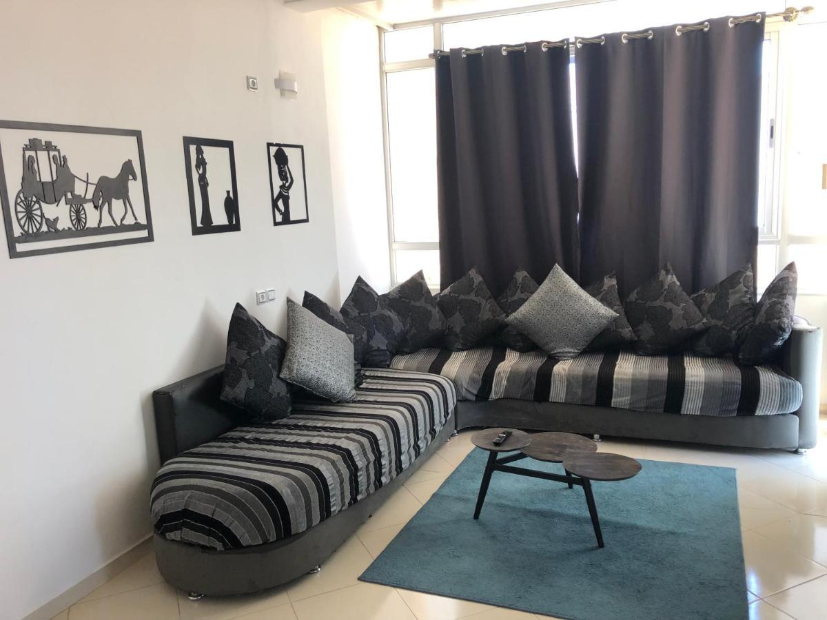 Large Sea View Studio Apartment Agadir Bagian luar foto