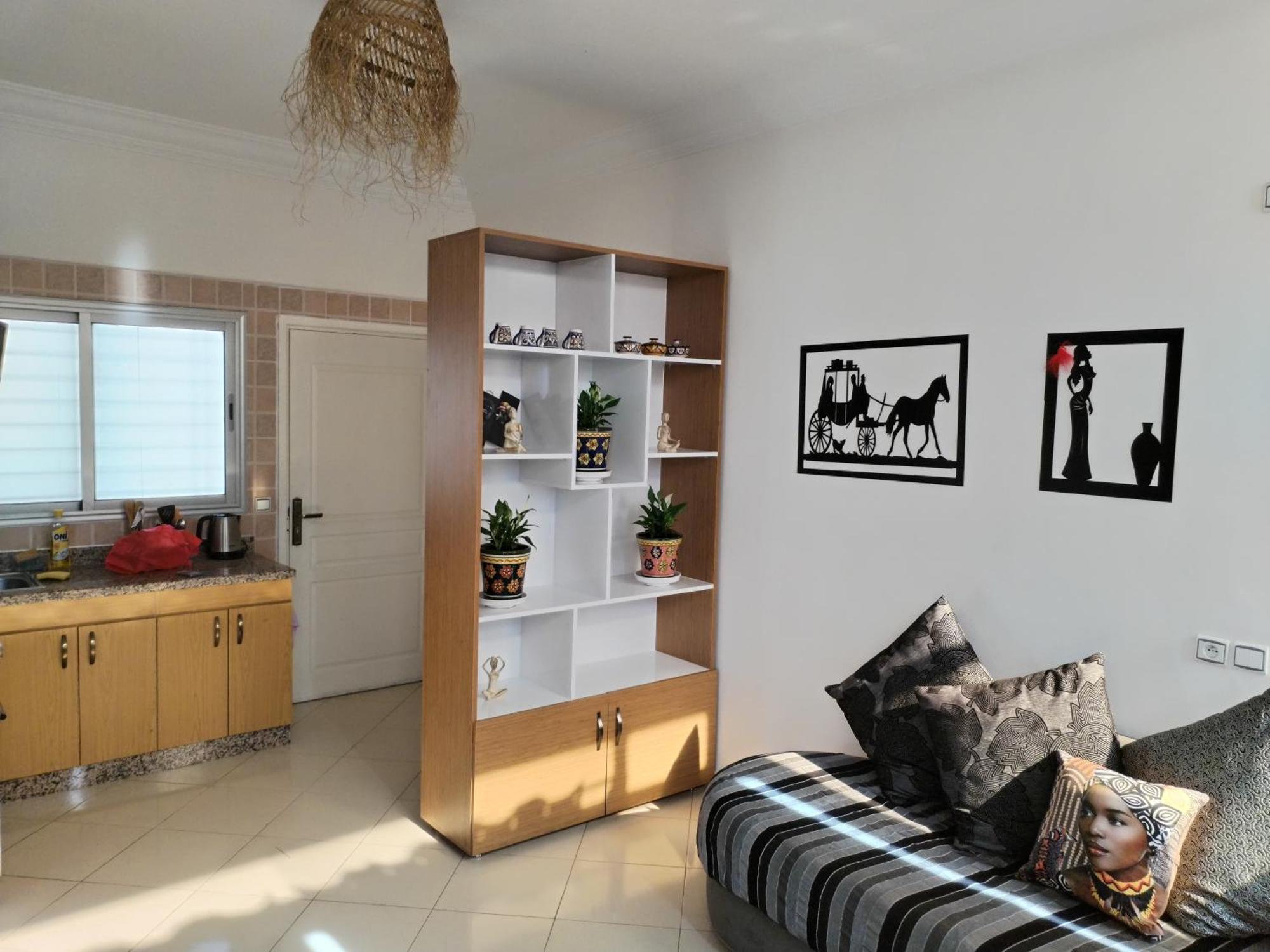 Large Sea View Studio Apartment Agadir Bagian luar foto